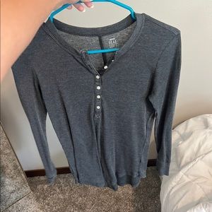aerie henley long sleeve